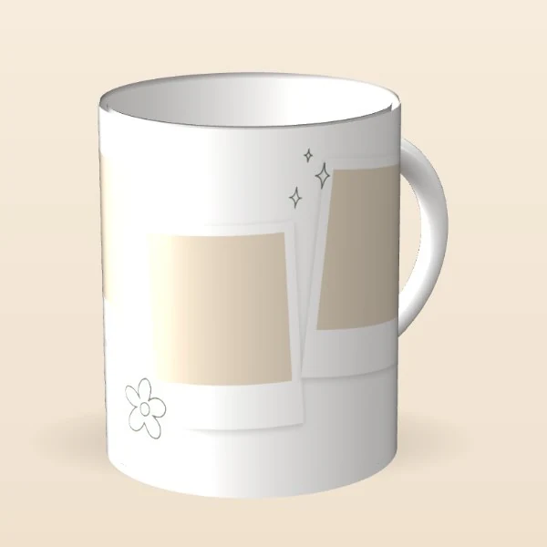Modèle de mug photo personnalisé à offrir
